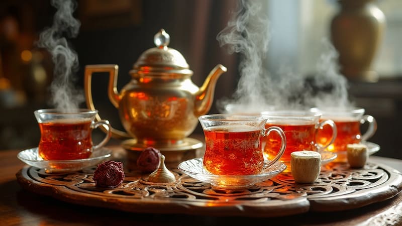 تصویر 1 از چای شهرزاد مشکی اصل تهیه شده از برگ های مرغوب چای